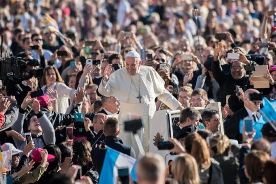 Papal Audience Experience with Pope Francis
