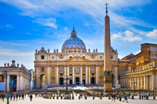 Official Private 3 Hour Vatican Tour with private 1 way transfer