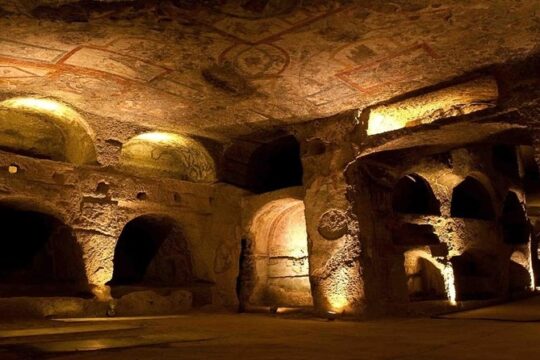 Secrets Below Rome: Tour of Catacombs and Ancient Appian Way