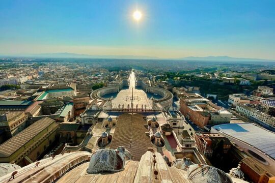 Rome St Peters Basilica, Tomb, Grottoes and Climb the Dome Tour