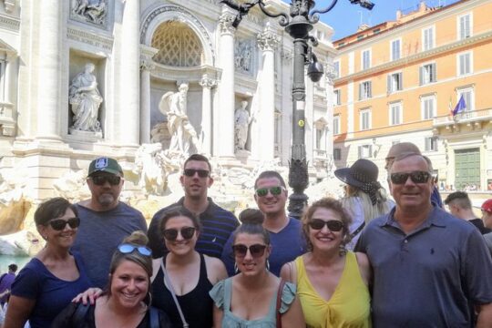 Roman Lunch Food & Wine Tour w/ Trevi Fountain, Pantheon and Local Market Visit