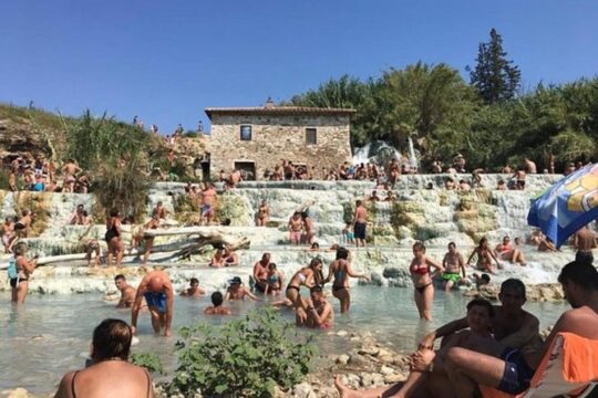 Private Full-day Cascate del Mulino Hot Springs from Rome