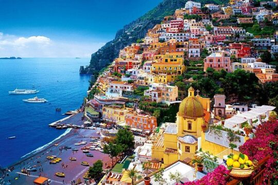 Amalfi Coast with Wine Tasting - Private Driving Tour from Rome