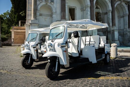 Rome Tuk-tuk Tour with Hotel Pickup and Drop-off