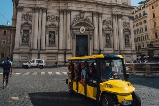 Rome Golf Cart Driving Tour: City Center, Colosseum & Catacombs