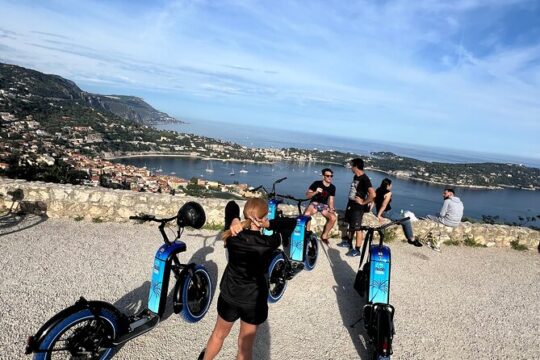 Guided electric scooter ride in Nice