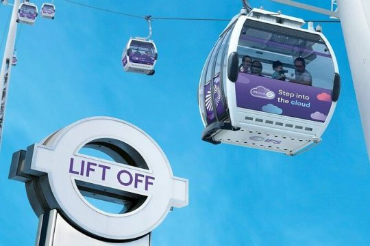 IFS Cloud Cable Car and Uber Boat by Thames Clippers Hop On Hop Off Pass