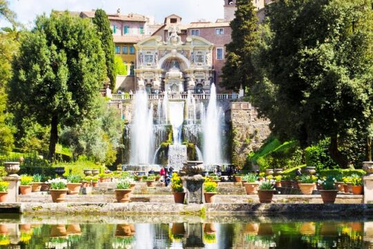Rome to Tivoli Tour with Hadrian & D'Este Villas, Hotel Pickup & Private Guide