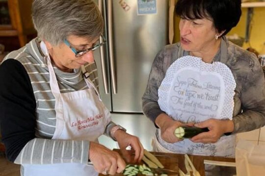Italian Cooking Class in Abruzzo from Rome with Wine Tasting