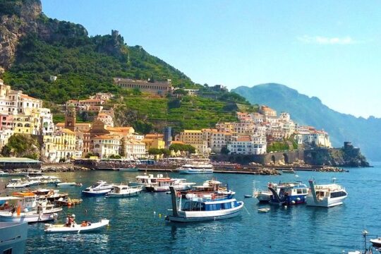 Full-Day Small-Group Pompeii and Amalfi Coast Tour from Rome