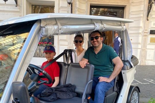 Private Golf Cart Highlights Tour in Rome