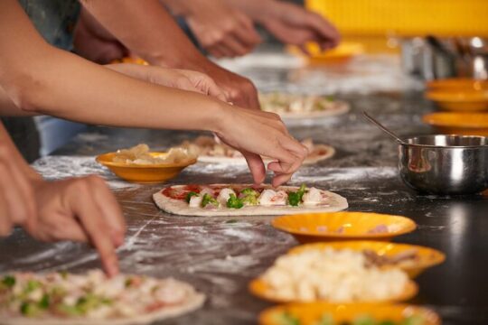Pizza, Pasta and Tiramisù Cooking Class with Chef in Rome