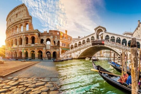 One Way Private Transfer Service from Rome To Venice or Vice Versa