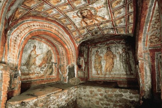 Roman Catacombs and Ancient Appian Way Skip-The-Line Included Halfday from Rome