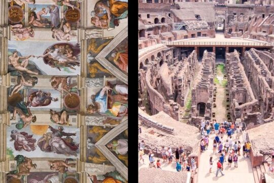 1-Day Rome: Vatican & Colosseum Tour