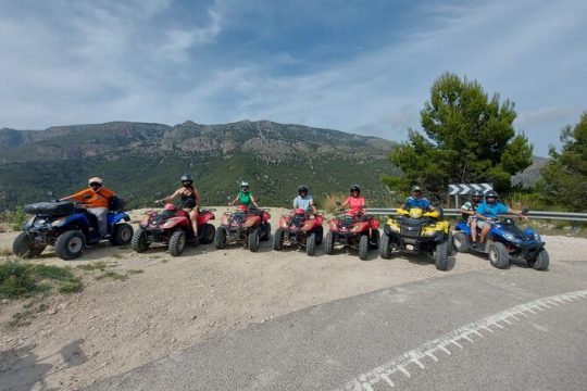 ATV Private Guided Tour to The Waterfalls Fuentes del Algar