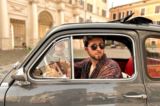 Fiat 500 Rome - private tour with a Roman