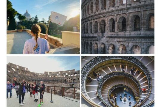 Combo Colosseum and Vatican Museums Small Group Tour