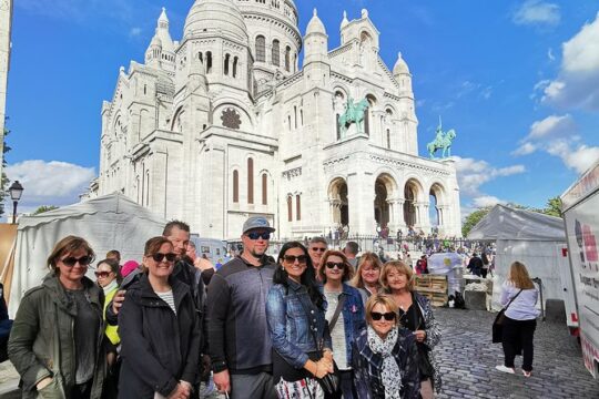 Montmartre District and Sacre Coeur Guided Tour-Private