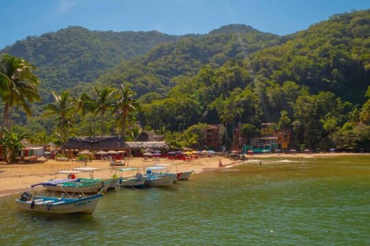 Private Boat Tour to Yelapa with Snorkeling and Waterfall Hike