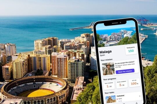 Málaga Exploration Game and City Tour on your Phone