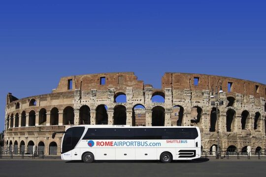 Shuttle Bus between Fiumicino Airport (FCO) and Rome center (Termini)