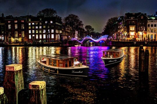Amsterdam Light Festival Private boat tour