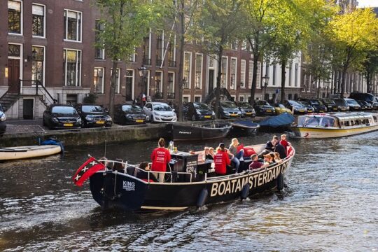 Beautiful (Open Boat) Canal Cruise in Amsterdam Open Bar included