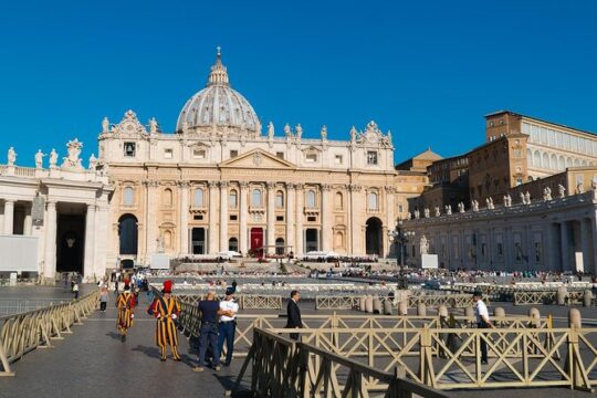 Delivery of access tickets for Papal audience in Saint Peter's Square