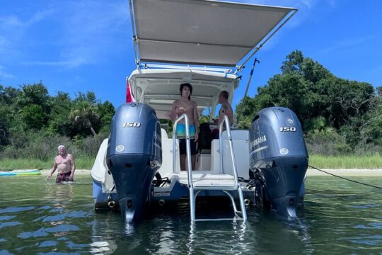 Panama City 4 Hour Shaded Boat and Water Activities for up to Six
