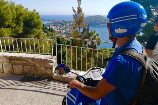 Coastal Riviera & Eagle Nest Villages Scooter Day Tour with Tasting from Nice