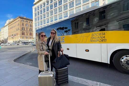 To & From Fiumicino Airport - Rome City Center Shuttle Bus
