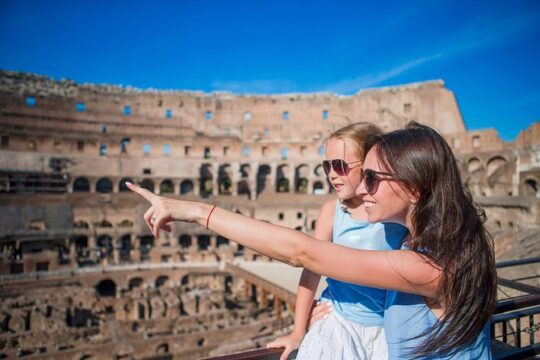 Rome Colosseum, Palatine Hill and Roman Forum Guided Tour in Eng