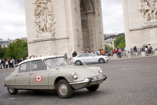 Private Vintage Car Tour of Paris in a Citroën DS - 2H