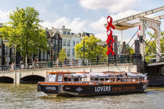 Amsterdam 1-Hour Sightseeing Canal Cruise by Semi-Open Boat