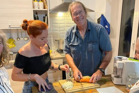 Private Home Cooking Class with Andrea and Arianna in Rome